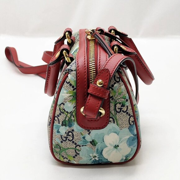 Authentic Gucci Navy Blue PVC Hand Bag mn780-121325 - Picture 4 of 16